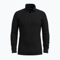 Men's Smartwool Classic Thermal Merino Base Layer 1/4 Zip Boxed thermal sweatshirt black 4