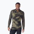 Men's Smartwool Classic Thermal Merino Base Layer 1/4 Zip Boxed north woods foggy pines thermal sweatshirt