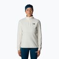 The North Face women's 100 Glacier 1/4 Zip white dune/npf sweatshirt