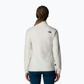 The North Face women's 100 Glacier FZ white dune/npf sweatshirt 3