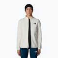 The North Face women's 100 Glacier FZ white dune/npf sweatshirt 4