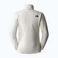 The North Face women's 100 Glacier FZ white dune/npf sweatshirt 6