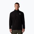 Men's sweatshirt The North Face 100 Glacier 1/4 Zip black/npf