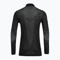 Men's Smartwool Intraknit Thermal Merino Base Layer 1/4 Zip black/white thermal sweatshirt 2