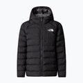 Children's down jacket The North Face Reversible Perrito Hooded black/smoked pearl 6