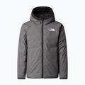 Children's down jacket The North Face Reversible Perrito Hooded black/smoked pearl 8