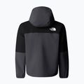 Children's rain jacket The North Face Teen Hike Packable Shell tnf black/asphalt grey 5