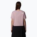 Women's T-shirt The North Face Simple Dome Cropped Slim Tee metal pink 3