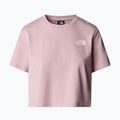 Women's T-shirt The North Face Simple Dome Cropped Slim Tee metal pink 4