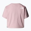 Women's T-shirt The North Face Simple Dome Cropped Slim Tee metal pink 5