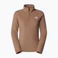 Women's sweatshirt The North Face 100 Glacier 1/4 Zip latte 4