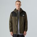 Men's rain jacket The North Face Antora new taupe green/ black 4