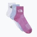 Socks The North Face Multi Sport Cush Quarter Sock 3 pairs tnf white/purple