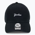 47 Brand MLB New York Yankees Base Runner Script CLEAN UP cap black 2