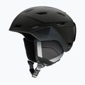 Smith Mission matte black stripes ski helmet