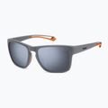 Men's Polaroid PLD 7052/S matte grey/silver mirror polarized high contrast sunglasses 2