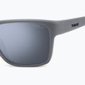 Men's Polaroid PLD 7052/S matte grey/silver mirror polarized high contrast sunglasses 4