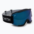Ski goggles Smith Squad black/chromapop everyday blue mirror/yelloe