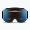 Smith Squad black/chromapop pro photochromic blue mirror ski goggles 2