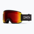 Ski goggles Smith Squad black/chromapop pro photochromic red mirror