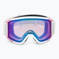 Smith Squad S white vapor/chromapop pro photochromic blue mirror ski goggles 3