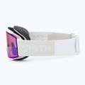 Smith Squad S white vapor/chromapop pro photochromic blue mirror ski goggles 4