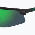 Men's Polaroid PLD 7056/CI/S matte black green/greygreen mirror polarised sunglasses 5