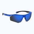 Sunglasses Polaroid PLD 7055/S matte blue/blue mirror polarized high contrast