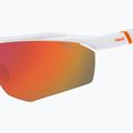 Men's Polaroid PLD 7055/S white/red multilayer polarized high contrast sunglasses 7
