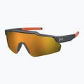 Under Armour Levelup Jr S3 metalized grey/gold mirror children's sunglasses 2
