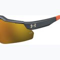 Under Armour Levelup Jr S3 metalized grey/gold mirror children's sunglasses 7