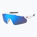 Under Armour Levelup Jr S3 matte white blue/blue multilayer children's sunglasses 2