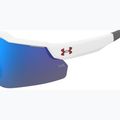 Under Armour Levelup Jr S3 matte white blue/blue multilayer children's sunglasses 7