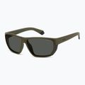Polaroid PLD 7057/S matte green/grey polarised men's sunglasses 2
