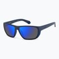 Polaroid PLD 7057/S matte blue/blue mirror polarised men's sunglasses 2
