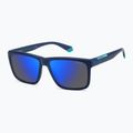 Polaroid PLD 2164/S matte blue/blue mirror polarised men's sunglasses 2