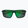 Men's Polaroid PLD 7058/S matte green/green mirror polarised high contrast sunglasses 4
