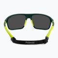 Men's Polaroid PLD 7058/S matte green/green mirror polarised high contrast sunglasses 5