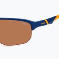 Men's Polaroid PLD 7059/S matte blue orange/brown polarised high contrast sunglasses 6