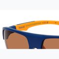 Men's Polaroid PLD 7059/S matte blue orange/brown polarised high contrast sunglasses 7