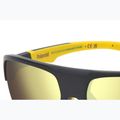 Men's Polaroid PLD 7059/S matte black yellow/gold polarised high contrast sunglasses 7