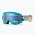 Ski goggles Smith Snowday Jr jade formations/blue sensor mirror 5