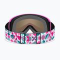 Ski goggles Smith Snowday Jr vivid pink hearts/green sol-x mirror 3