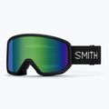 Ski goggles Smith Transfer black/green sol-x mirror