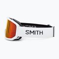 Ski goggles Smith Transfer white/red sol-x mirror 4