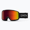 Ski goggles Smith Tribute black/red sol-x mirror