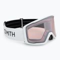 Ski goggles Smith Tribute white/ignitor mirror