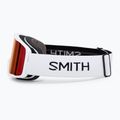 Ski goggles Smith Tribute white/red sol-x mirror 4