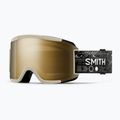 Ski goggles Smith Squad chalk space invader/chrpsunblackgoldmirror/clear