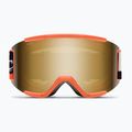 Ski goggles Smith Squad cinder chop up/chrp sun black gold mirror/clear 2